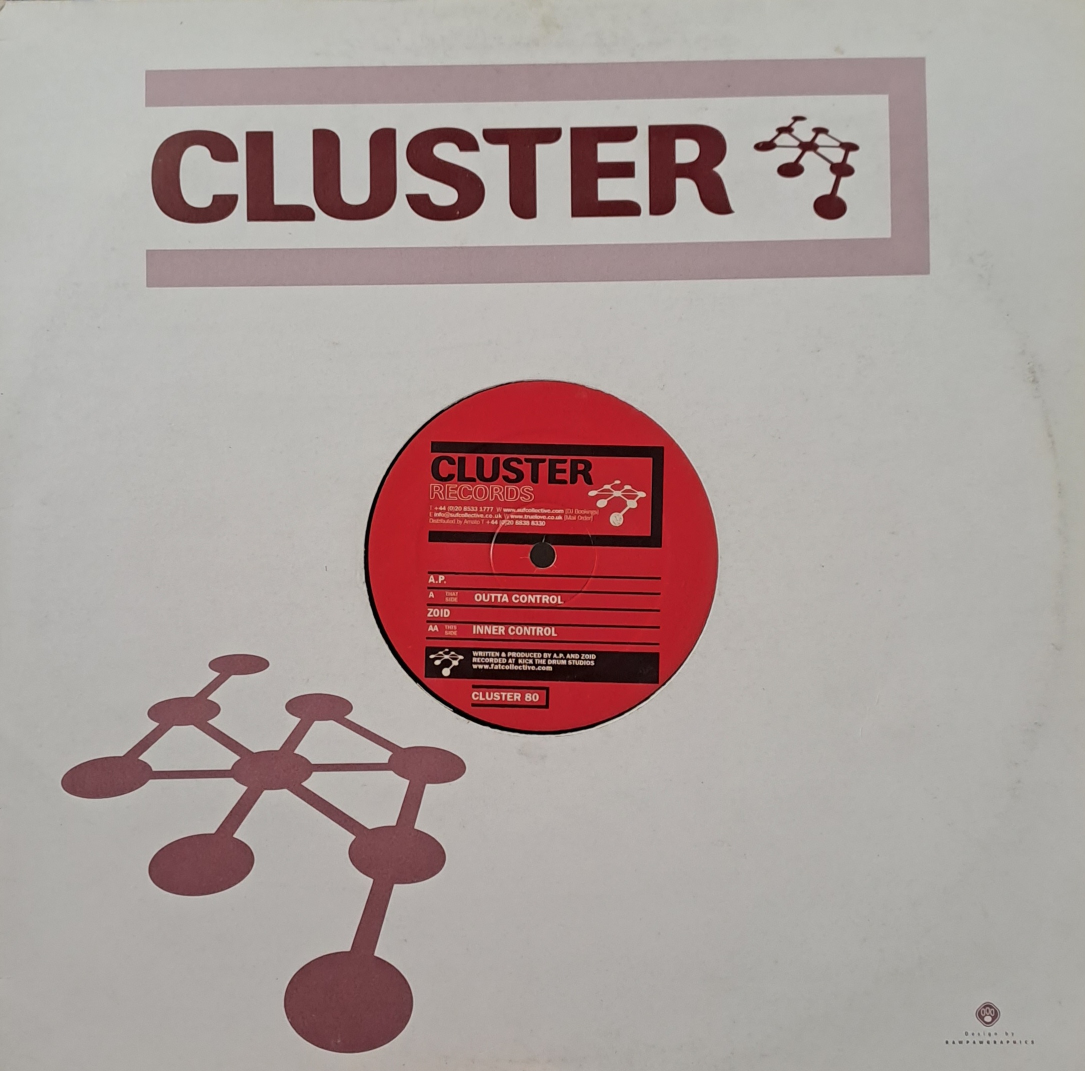 Cluster Records 80 - vinyle techno